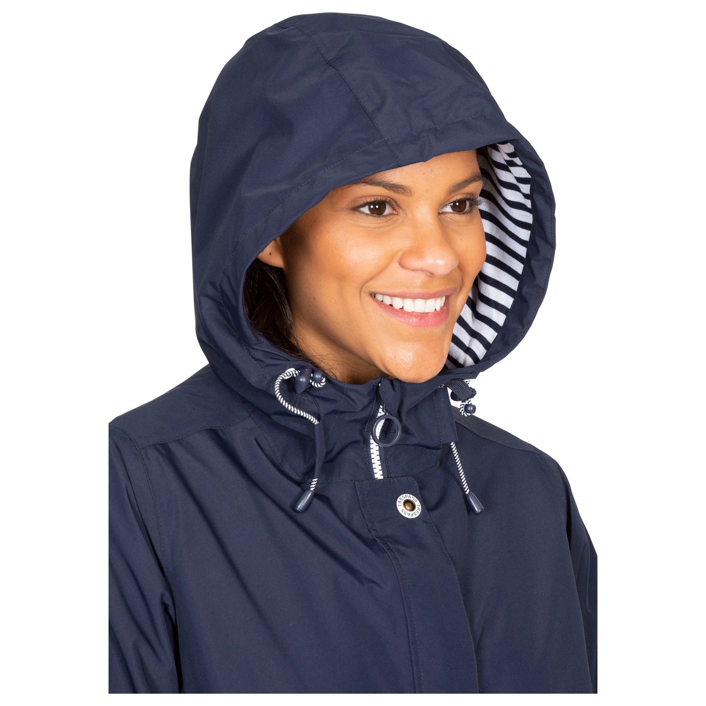 Flourish Womens Unpadded Waterproof Jacket in Navy