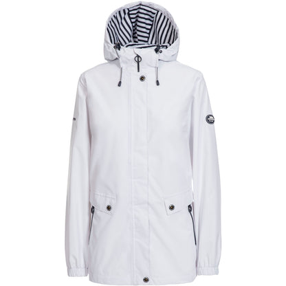 Flourish Womens Unpadded Waterproof Jacket in White