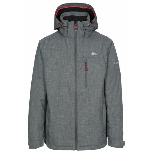 Fyfinn Men's Padded Waterproof Jacket in Dark Grey