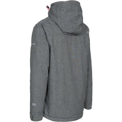 Fyfinn Men's Padded Waterproof Jacket in Dark Grey