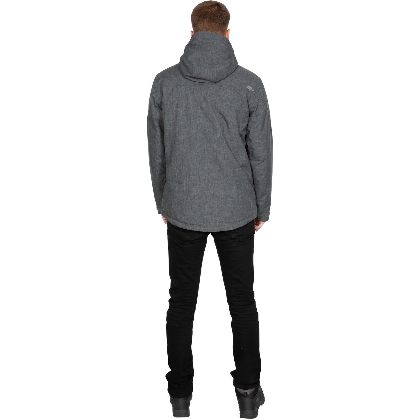 Fyfinn Men's Padded Waterproof Jacket in Dark Grey