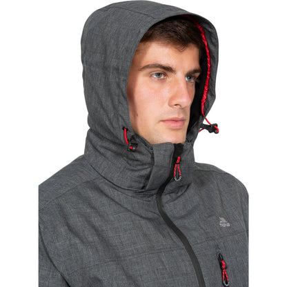 Fyfinn Men's Padded Waterproof Jacket in Dark Grey