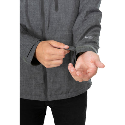 Fyfinn Men's Padded Waterproof Jacket in Dark Grey