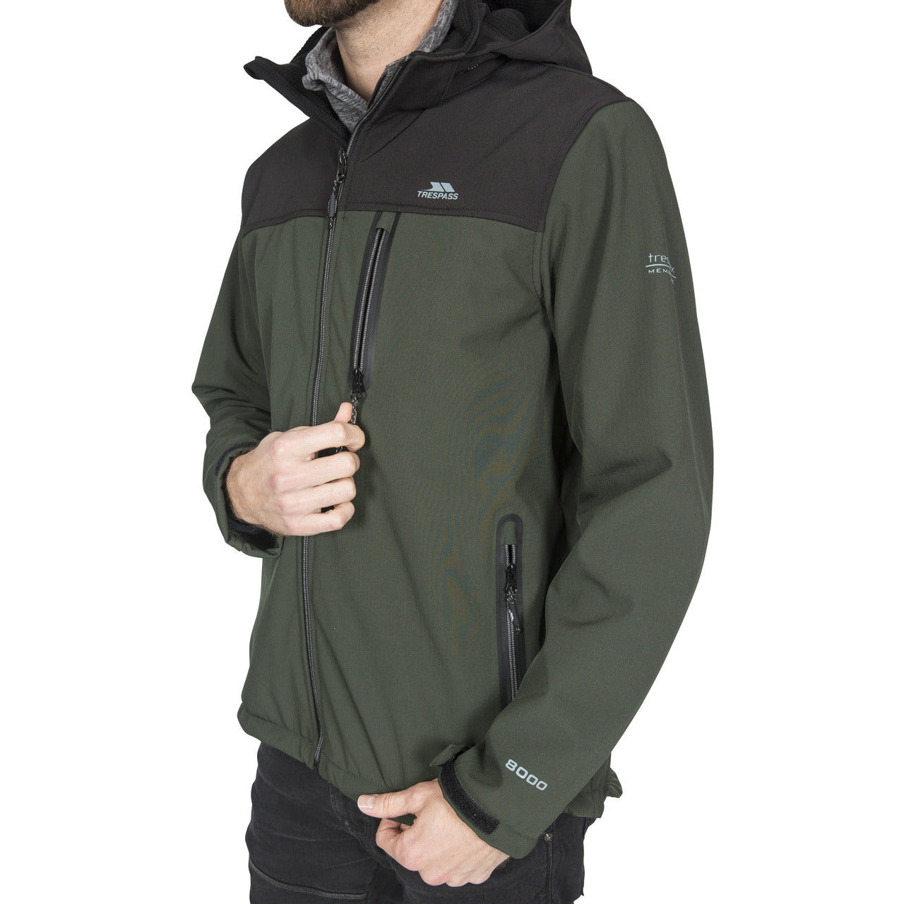 Hebron 2 Mens Softshell Jacket - Olive | Trespass Ireland