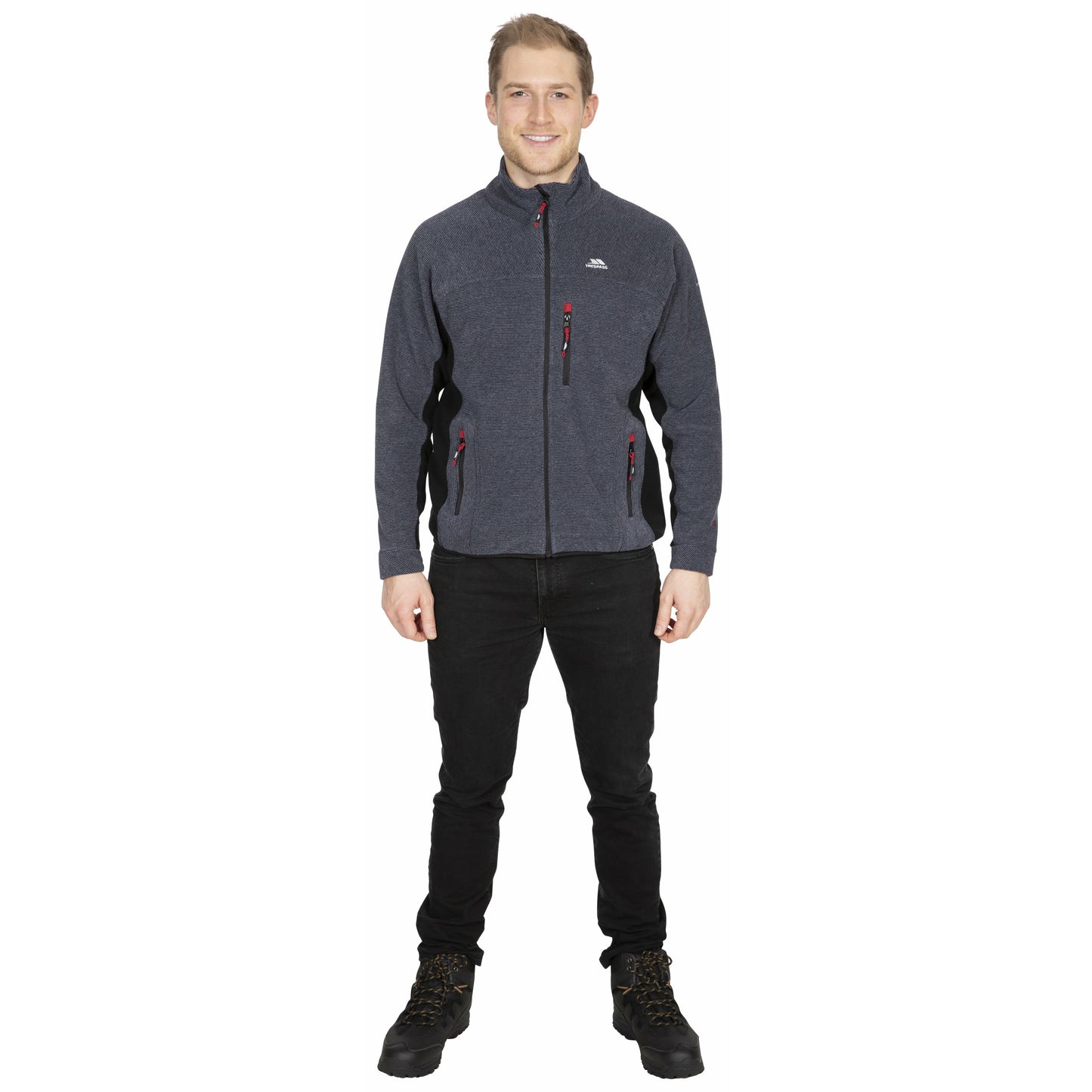 Jynx Mens Full Zip Fleece Jacket - Navy