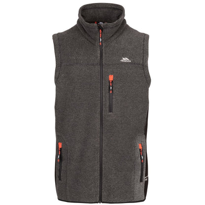 Trespass heavyweight grey and black fleece gilet