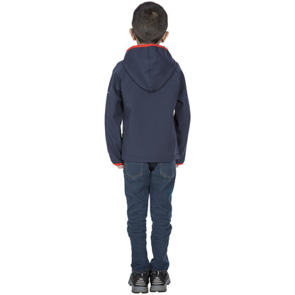 Kian Kids’ Softshell Jacket in Navy