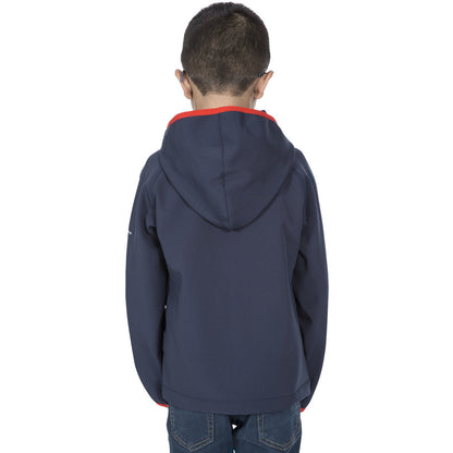 Kian Kids’ Softshell Jacket in Navy