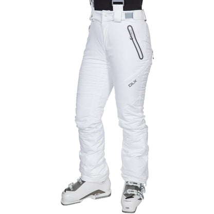 Trespass Women's DLX Waterproof Ski Trousers Marisol2 in White