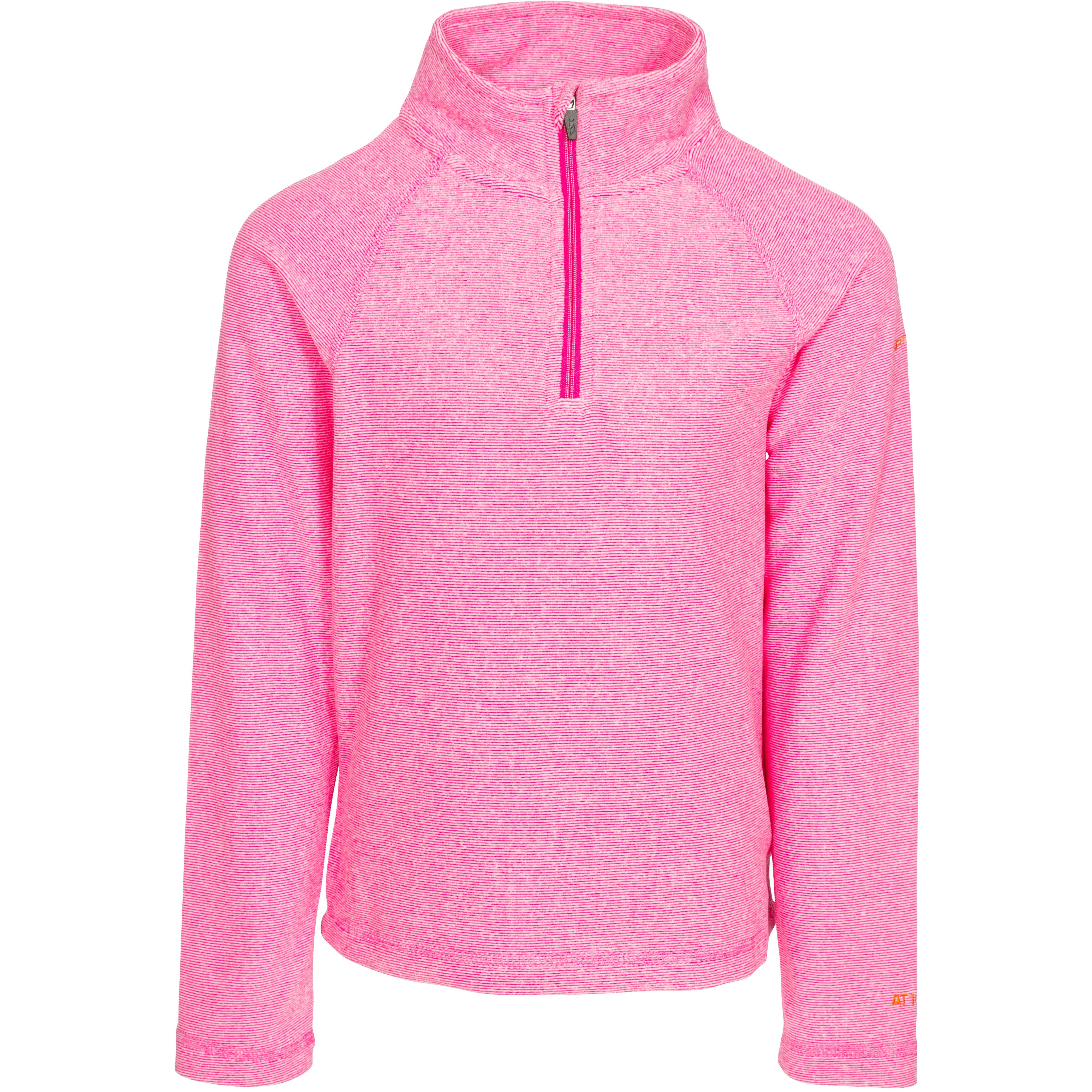 Pink fleece half zip sale