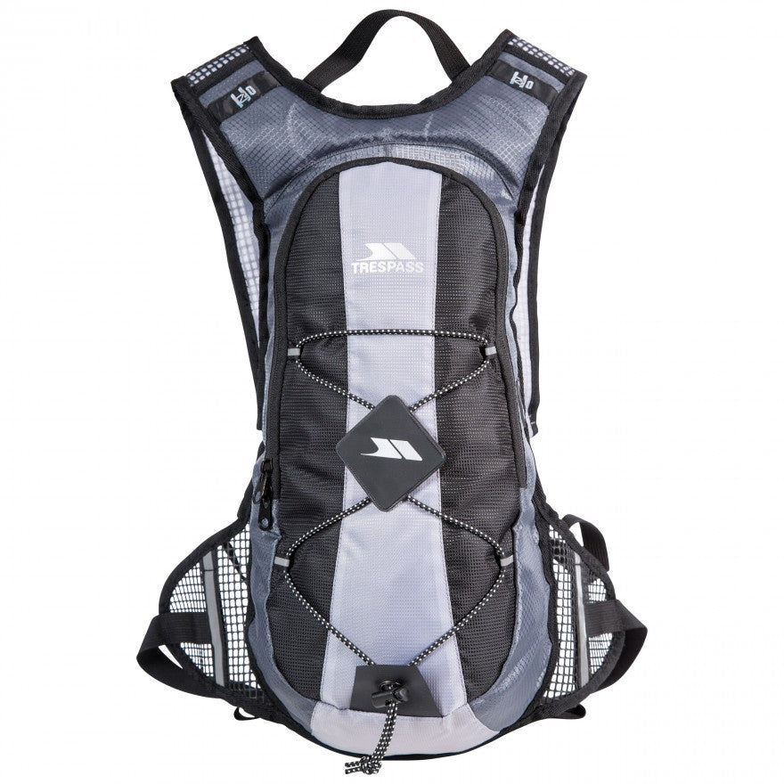 MIRROR 15 LITRE CYCLING HYDRATION BACKPACK - SILVER REFLECTIVE