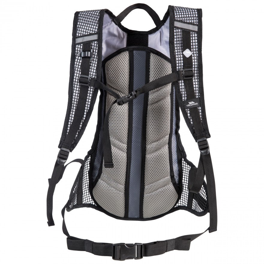 MIRROR 15 LITRE CYCLING HYDRATION BACKPACK - SILVER REFLECTIVE