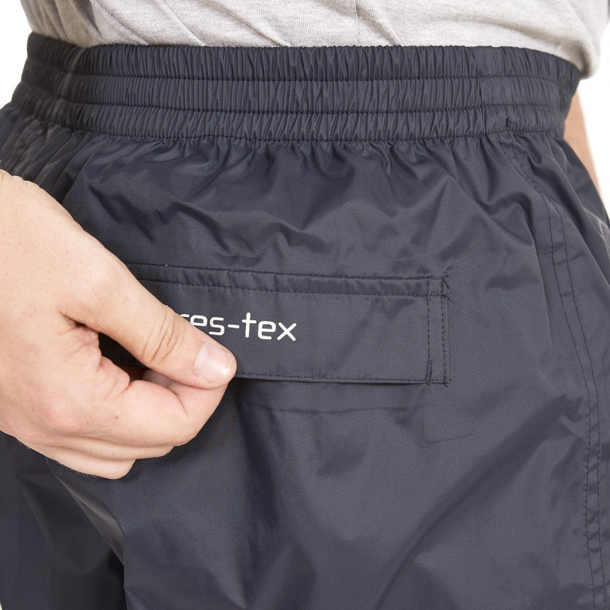 Qikpac Adults Unisex Pack Away Waterproof Trousers - Navy