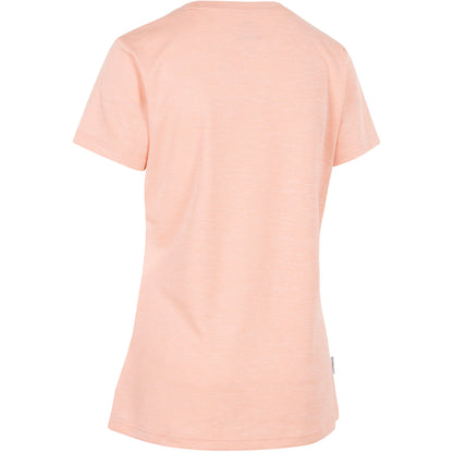 Pardon Women's Quick Dry T-Shirt in Misty Rose