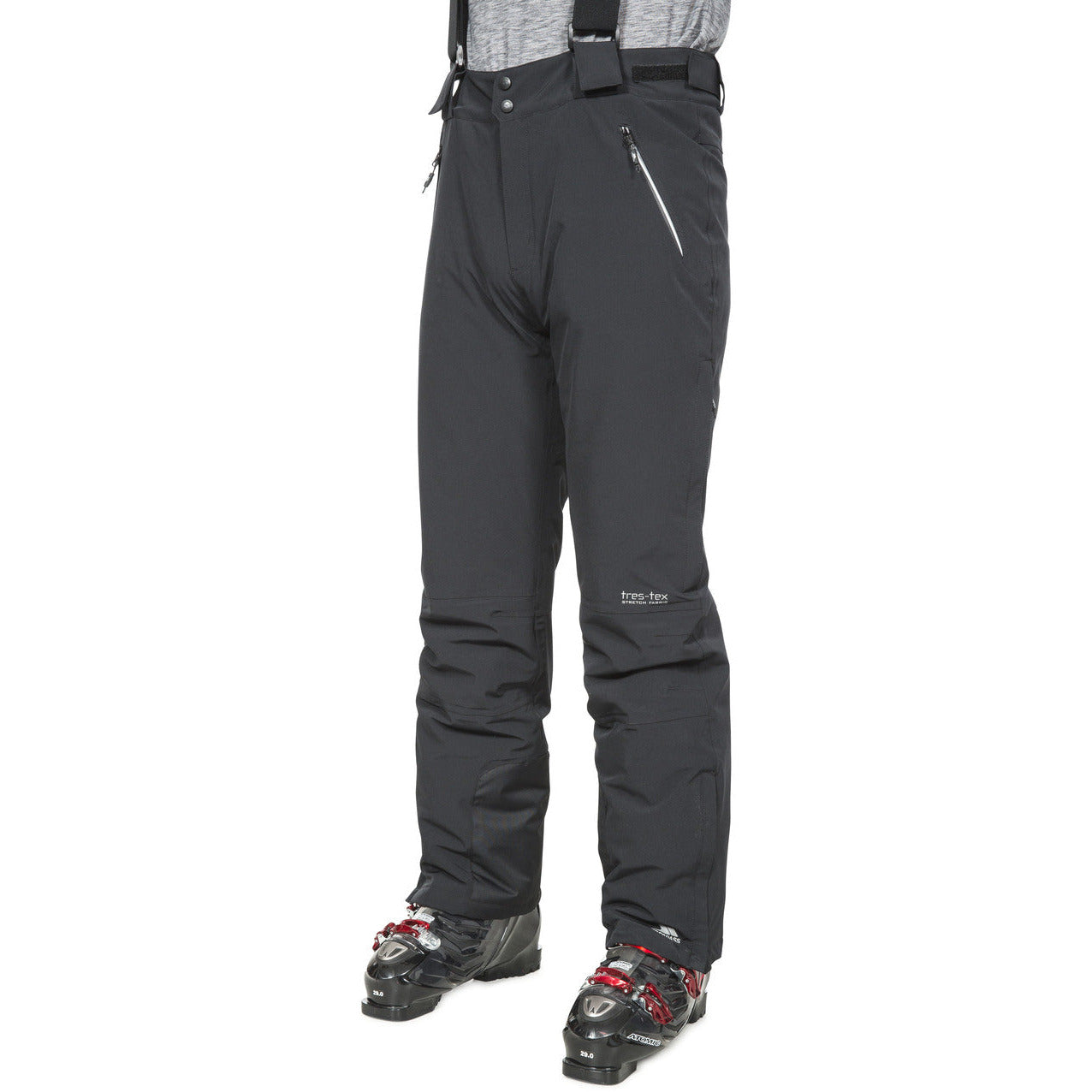 Pitstop - Mens Ski Trousers - Black