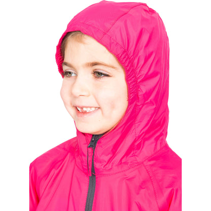 Qikpac Kids Packaway Unpadded Waterproof Jacket in Sasparilla