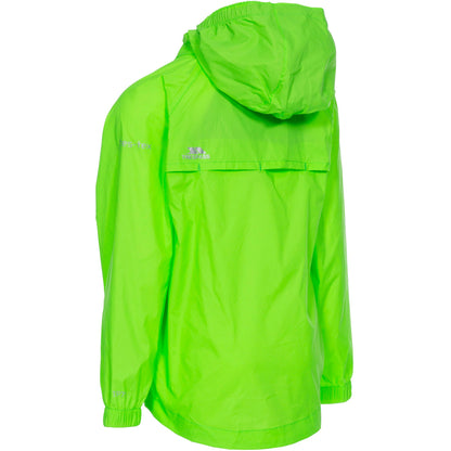 Qikpac Kids Packaway Unpadded Waterproof Jacket in Green Gecko