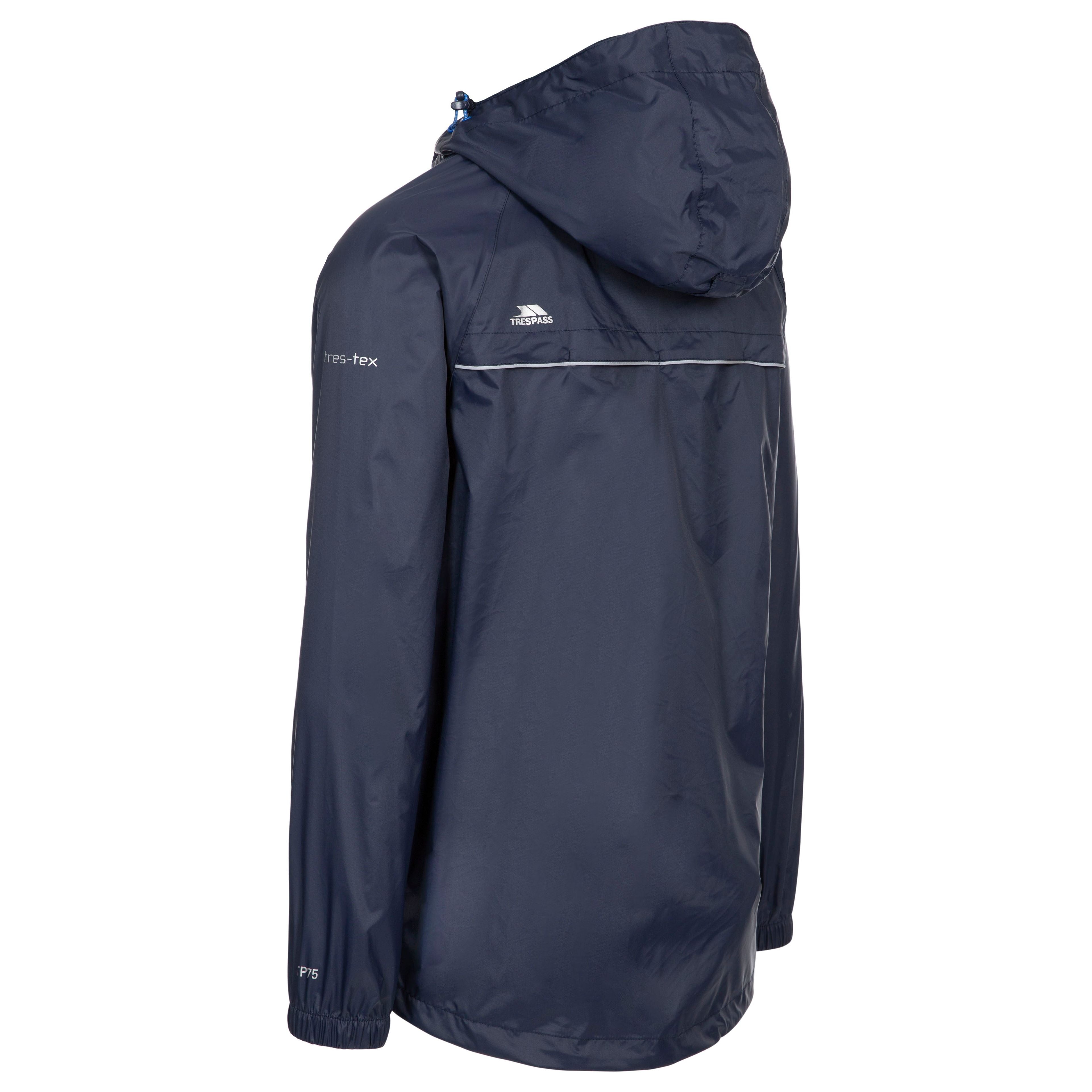 Qikpac X Adults Unisex Waterproof Packaway Jacket - Navy