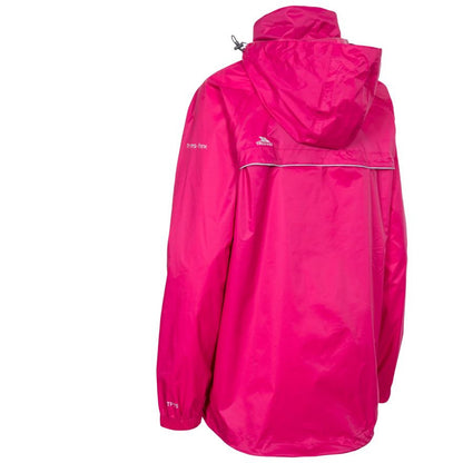 Qikpac X Kids' Unpadded Waterproof Packaway Jacket in Cassis