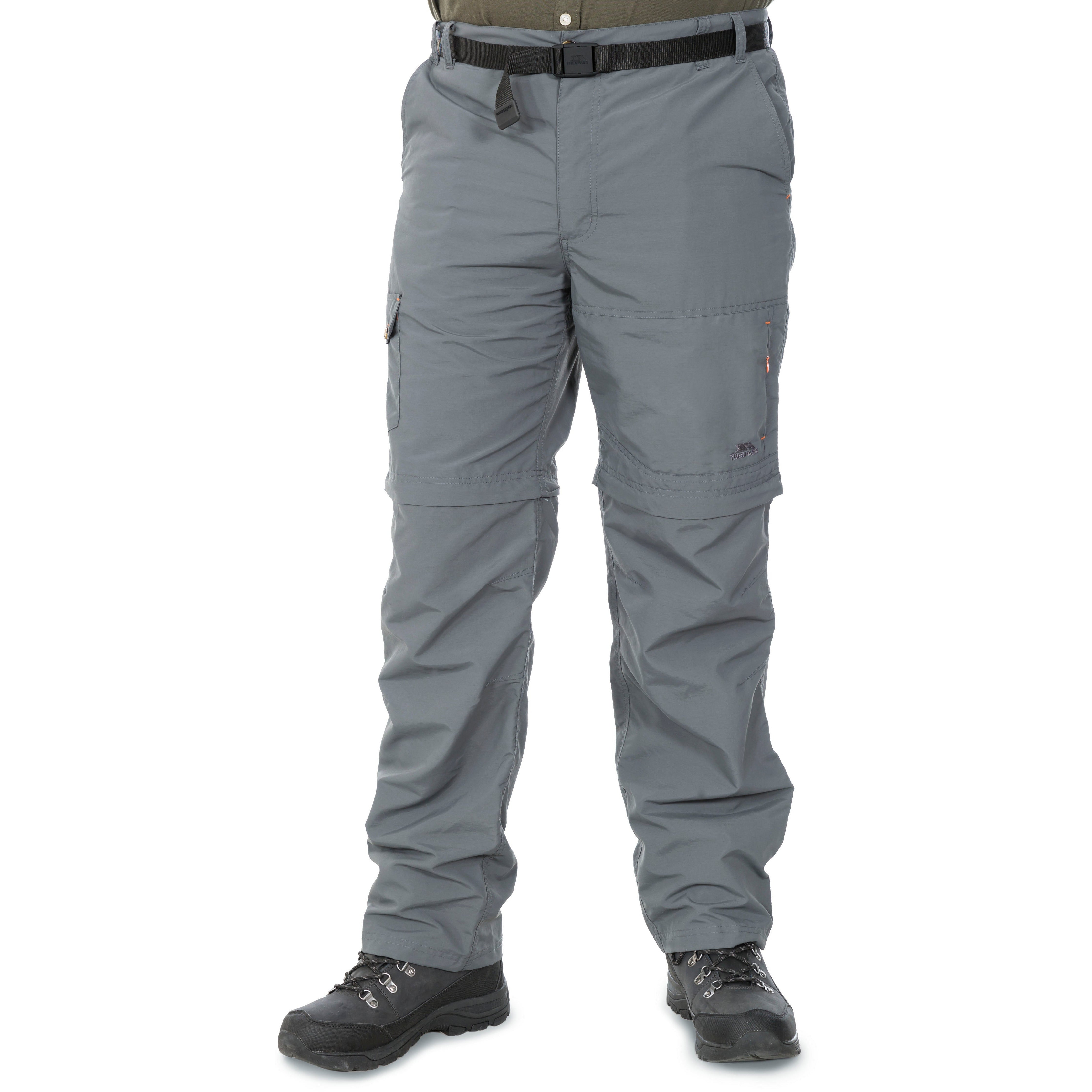 NEW Trespass Adventure Pants Zip Off Winnipeg Supplex Quick Dry Trousers  35” | eBay