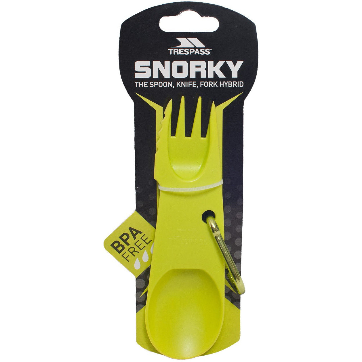 Snorky 3 In 1 Camping Utensil - Green