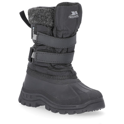 Strachan 2 Boys' Waterproof Snow Boots in Black