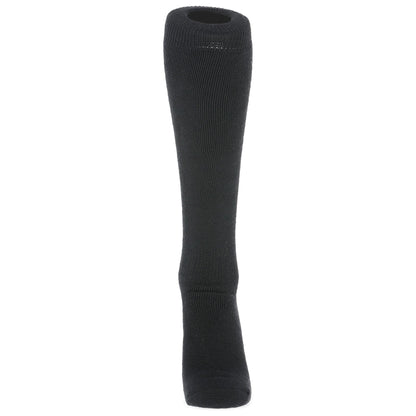 Tech Luxury Unisex Merino Wool Blend Ski Tube Socks in Black