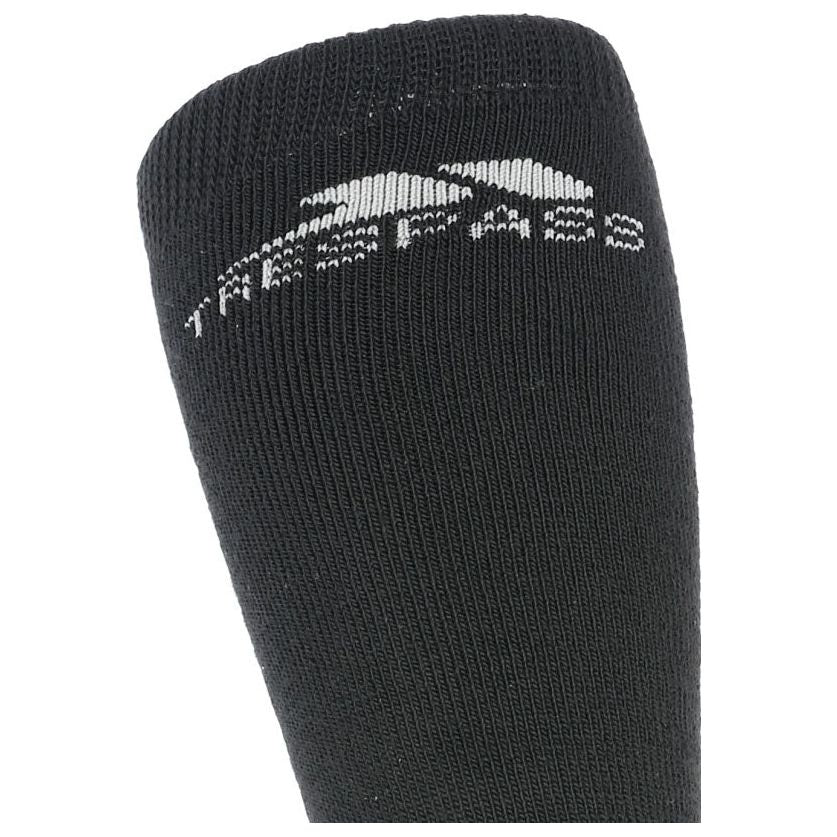 Tech Luxury Unisex Merino Wool Blend Ski Tube Socks in Black