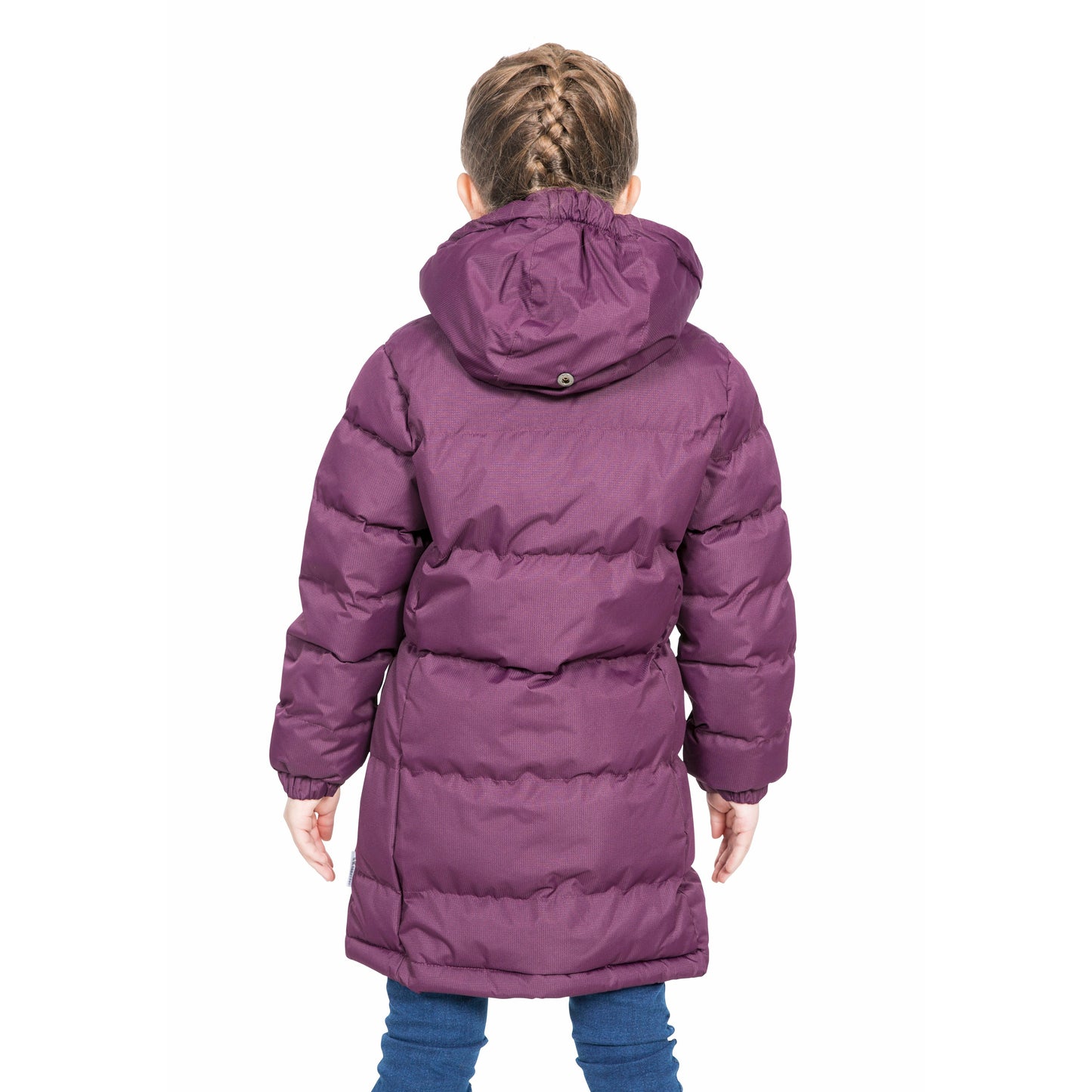Tiffy Girls Padded Casual Jacket - Potent Purple