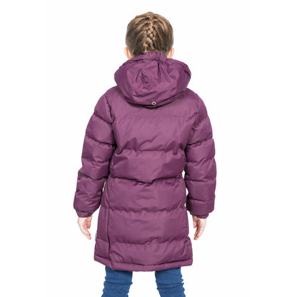 Tiffy Girls Padded Casual Jacket - Potent Purple