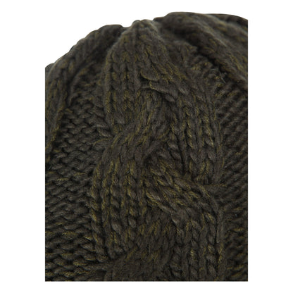 Tomlins Mens Knitted Beanie Hat - Olive