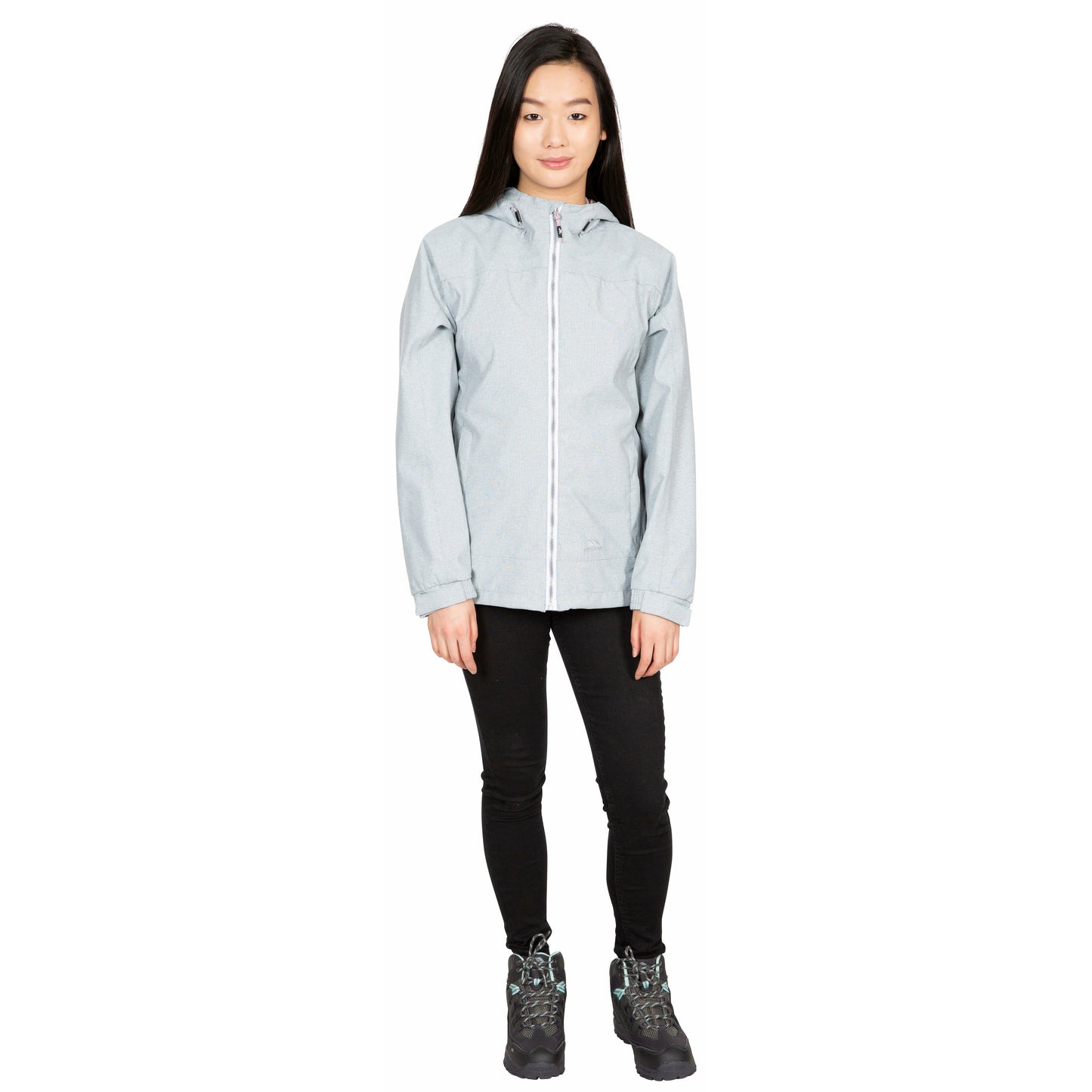 Virtual Women's Unpadded Waterproof Jacket in Grey Marl